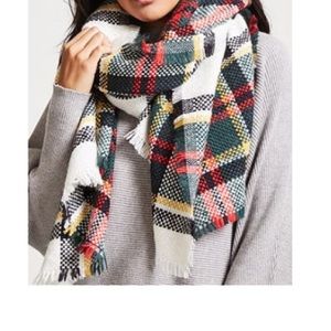 New Tartan Plaid Oblong Scarf